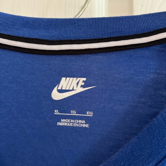 Nike Long Sleeve Pocket T-shirt SIZE X-Large(726070 480) ROYAL BLUE / WHITE Logo - Picture 5 of 9